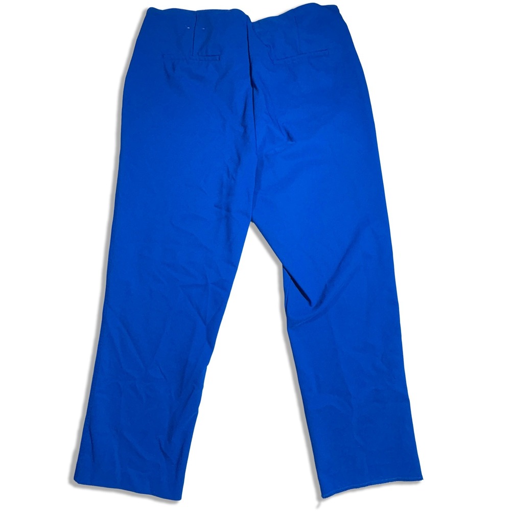 Rachel Zoe Straight Leg Dress Pants Blue Womens 16 Trousers Chic Work Classic